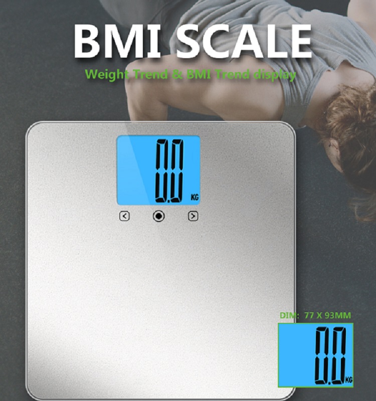 Báscula de baño digital de peso corporal
